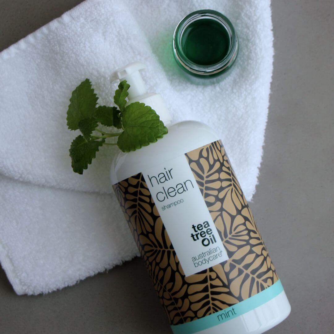 4 Tea Tree šampony 500 ml Mint za cenu 3 — výhodný balíček - Balení 4 šamponů (500 ml): Tea Tree Oil a Mint