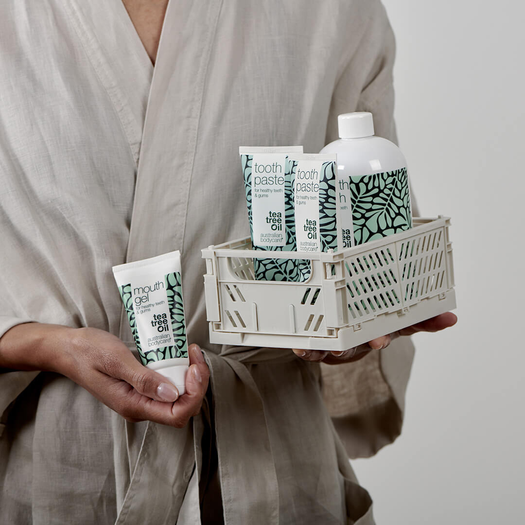 Startovací sada - 5 produktů na ústní hygienu - Startovací sada pro správnou ústní hygienu a péči při parodontálních onemocněních a plísní