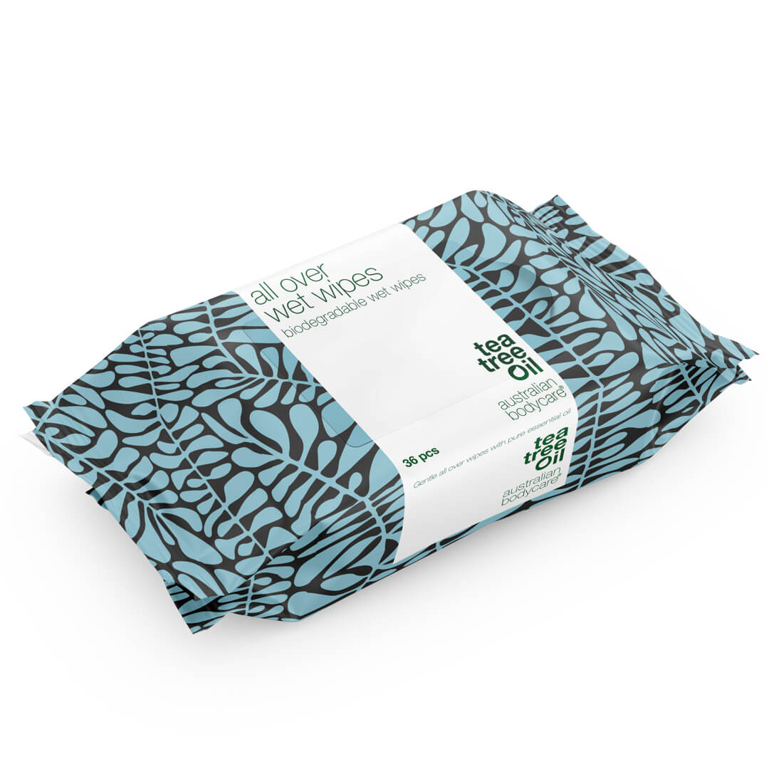 Vlhčené ubrousky s Tea Tree olejem (36 ks) - Účinný přípravek na čištění a osvěžení pleti