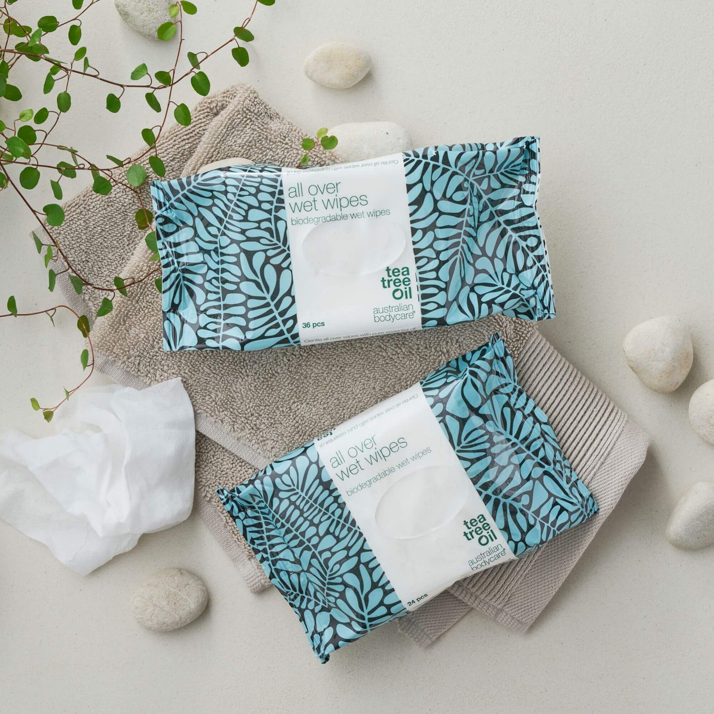 Vlhčené ubrousky s Tea Tree olejem (36 ks) - Účinný přípravek na čištění a osvěžení pleti