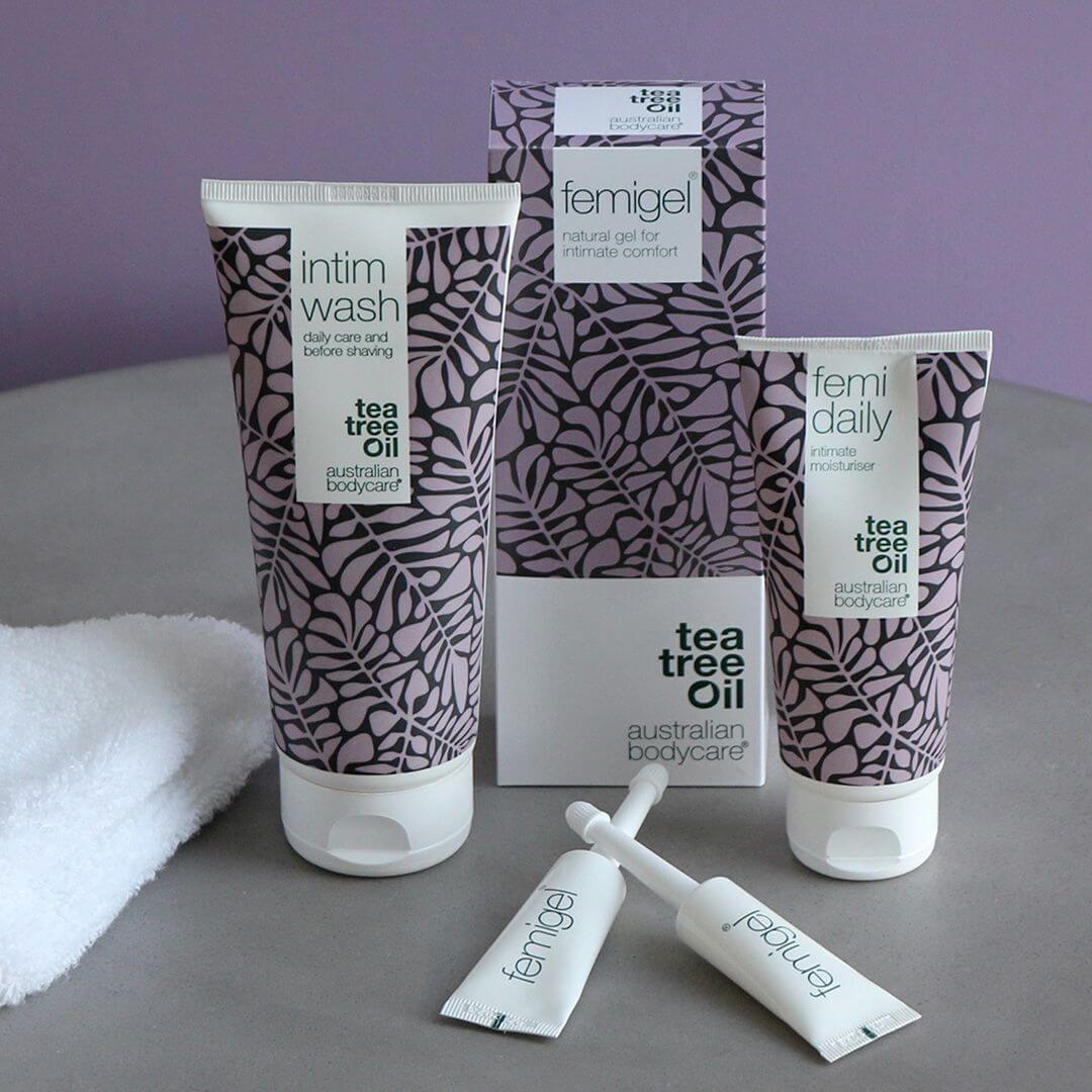 4 produkty proti intimnímu nepohodlí - Snižuje svědění, suchost, pálení a zápach a zabraňuje jim.