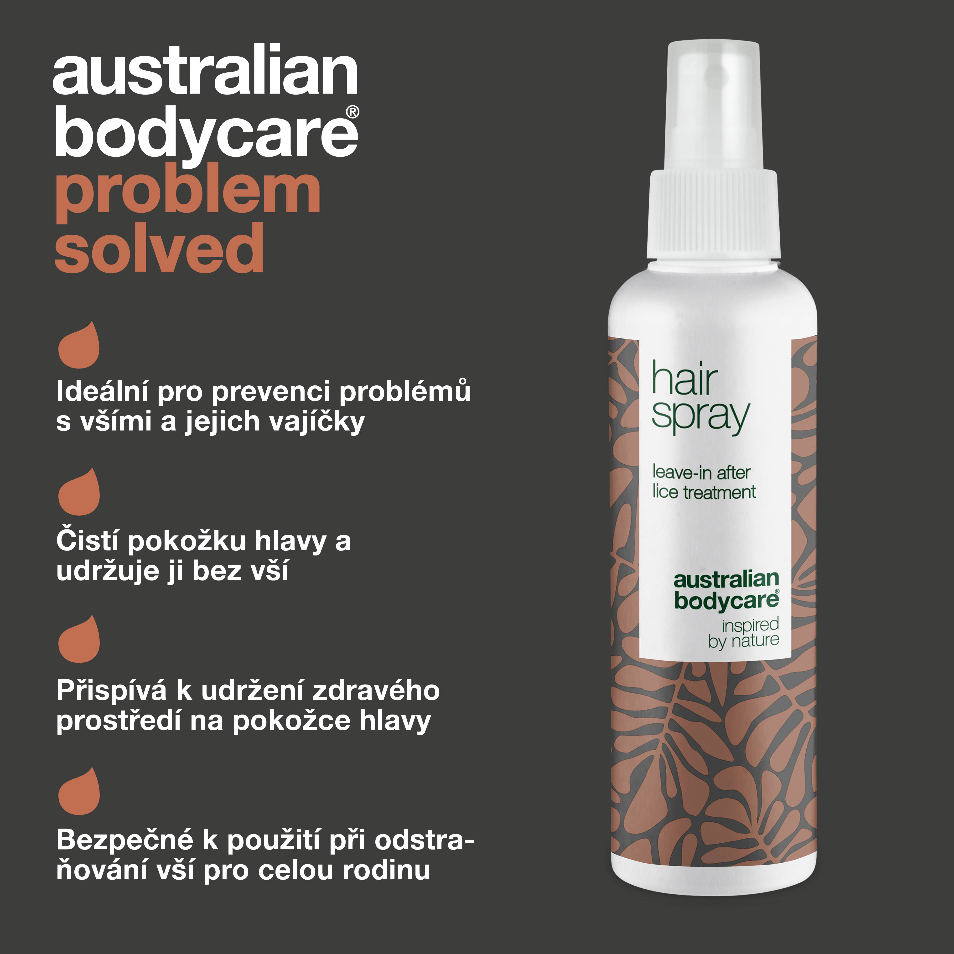 Spray przeciw wszom do włosów i skóry głowy - Spray do włosów zapobiegający wszom po zabiegu