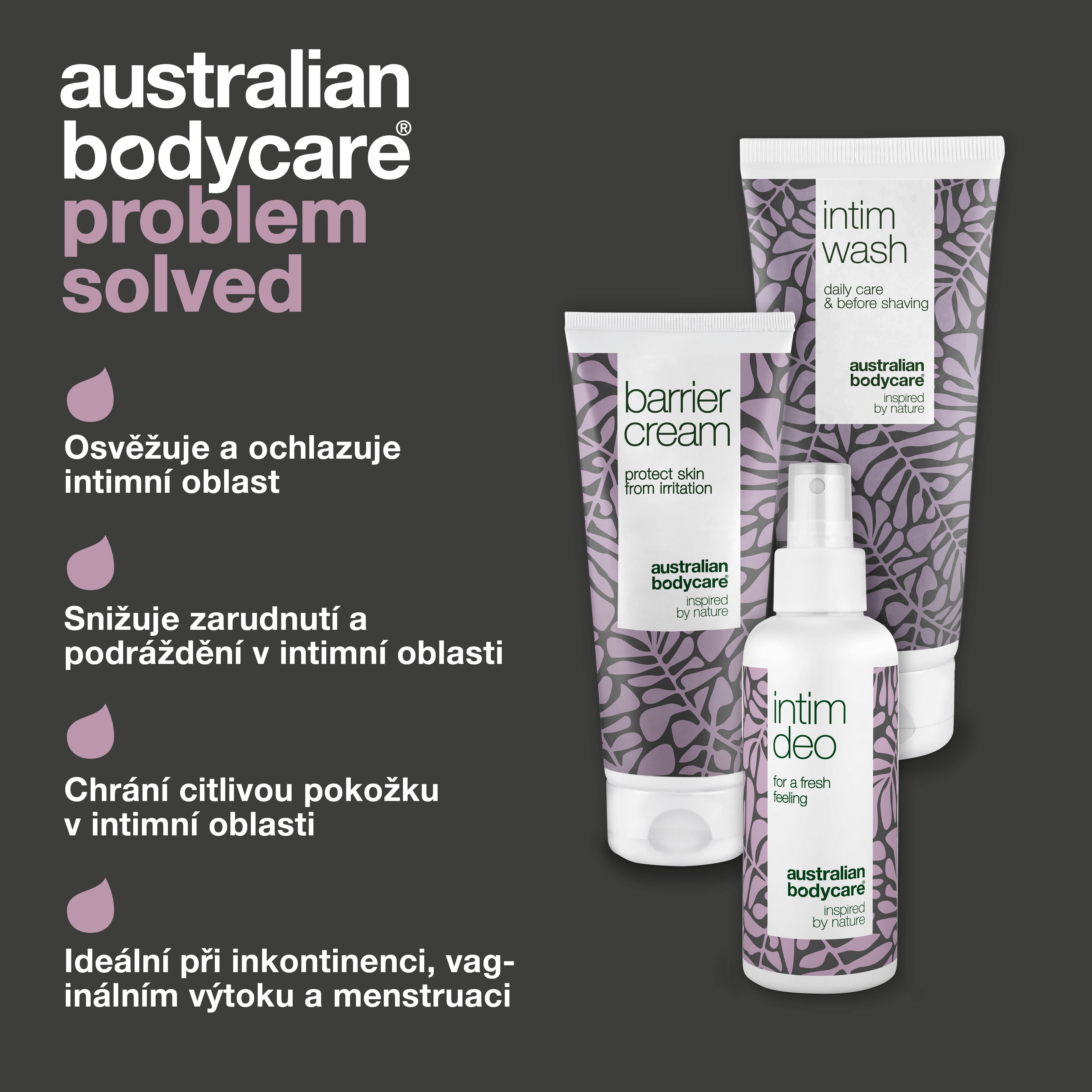 Daily Incontinence Odor Care Kit — 3 produkty minimalizujące nieprzyjemne zapachy intymne związane z nietrzymaniem moczu