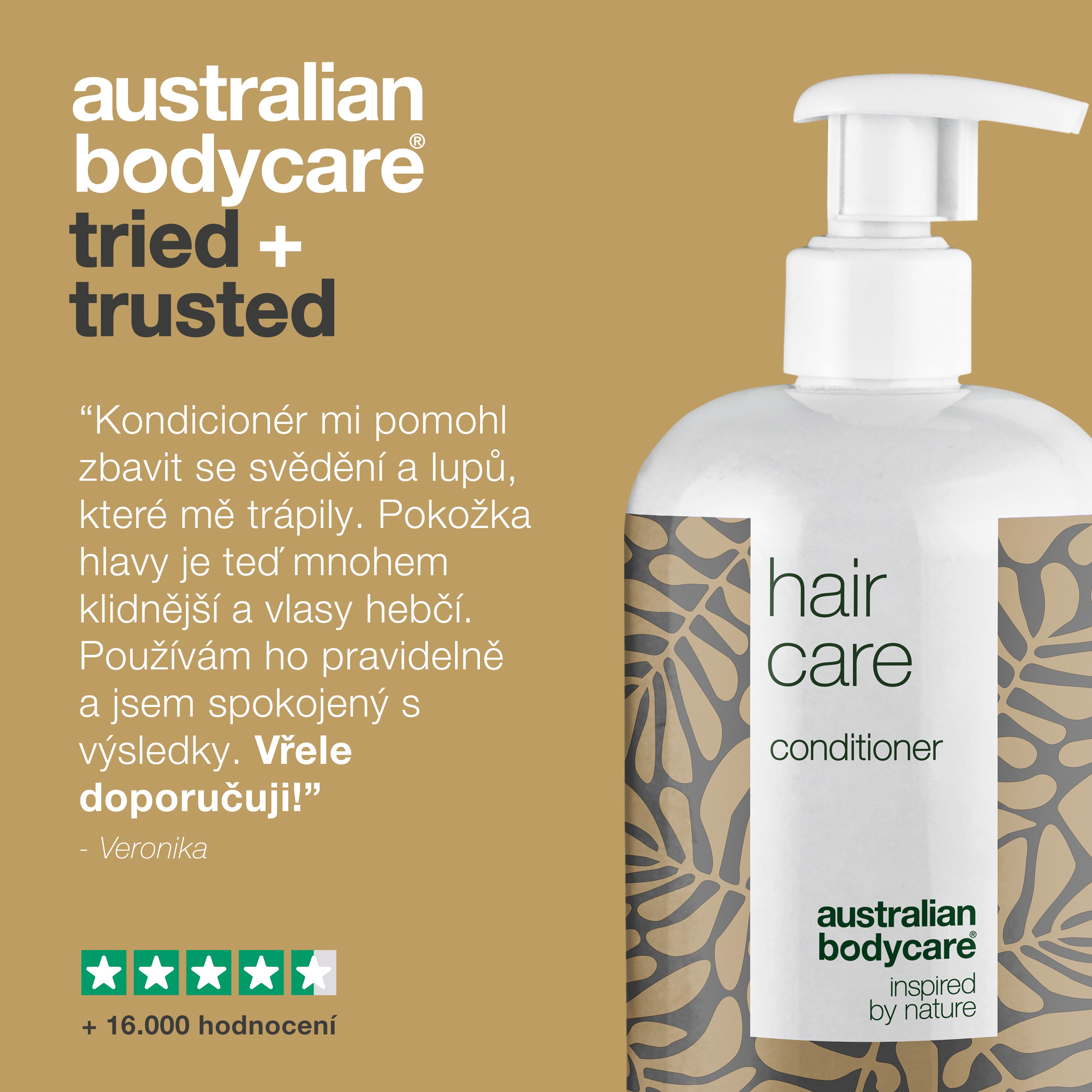 4 za 3 Kondicionér pro péči o vlasy 500 ml - výhodný balíček — Nabízené balení obsahuje 4 kondicionéry (500 ml): Tea Tree Oil.
