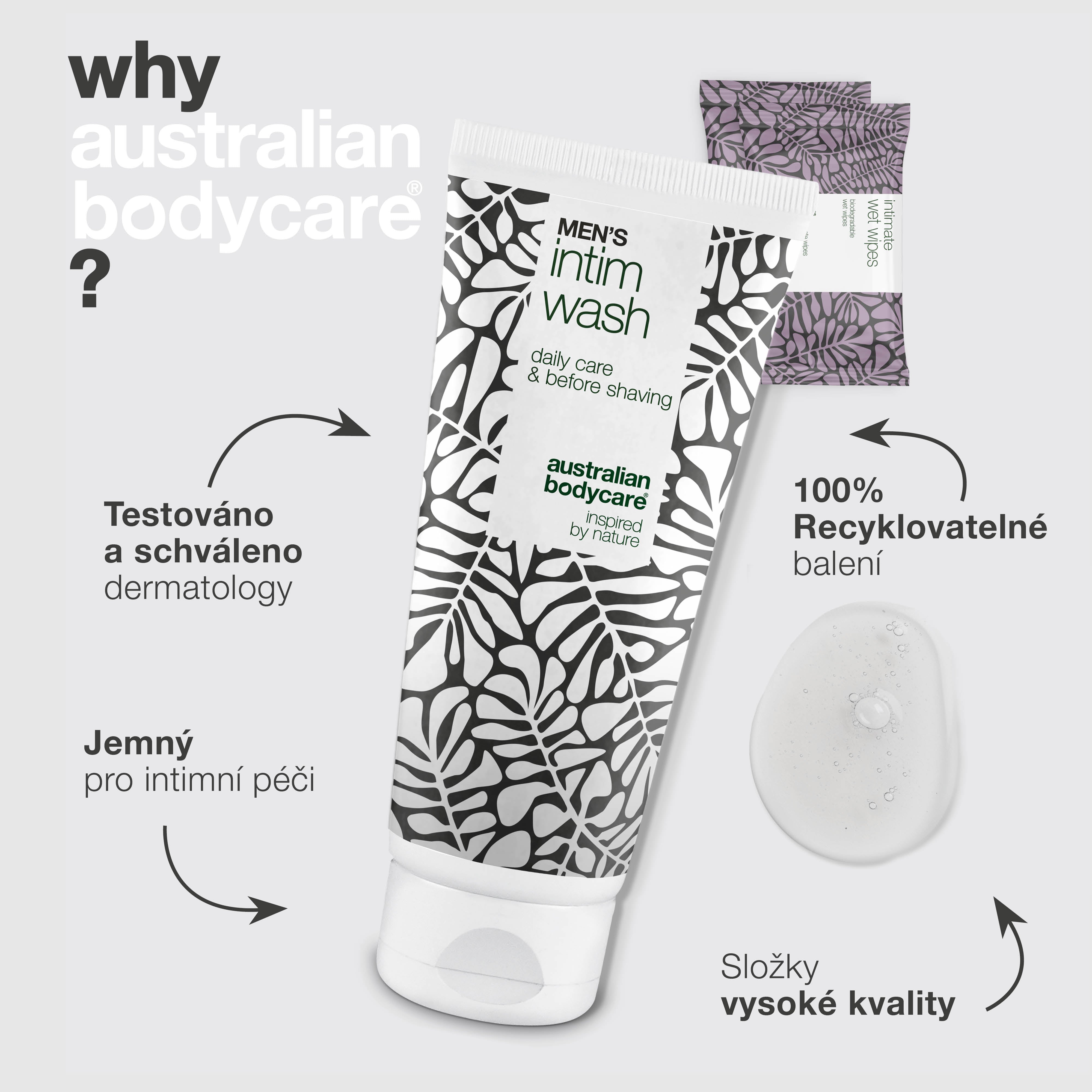 Zestaw do pielęgnacji masztu — Usuwa i zapobieganie smegmy w okolicach intymnych