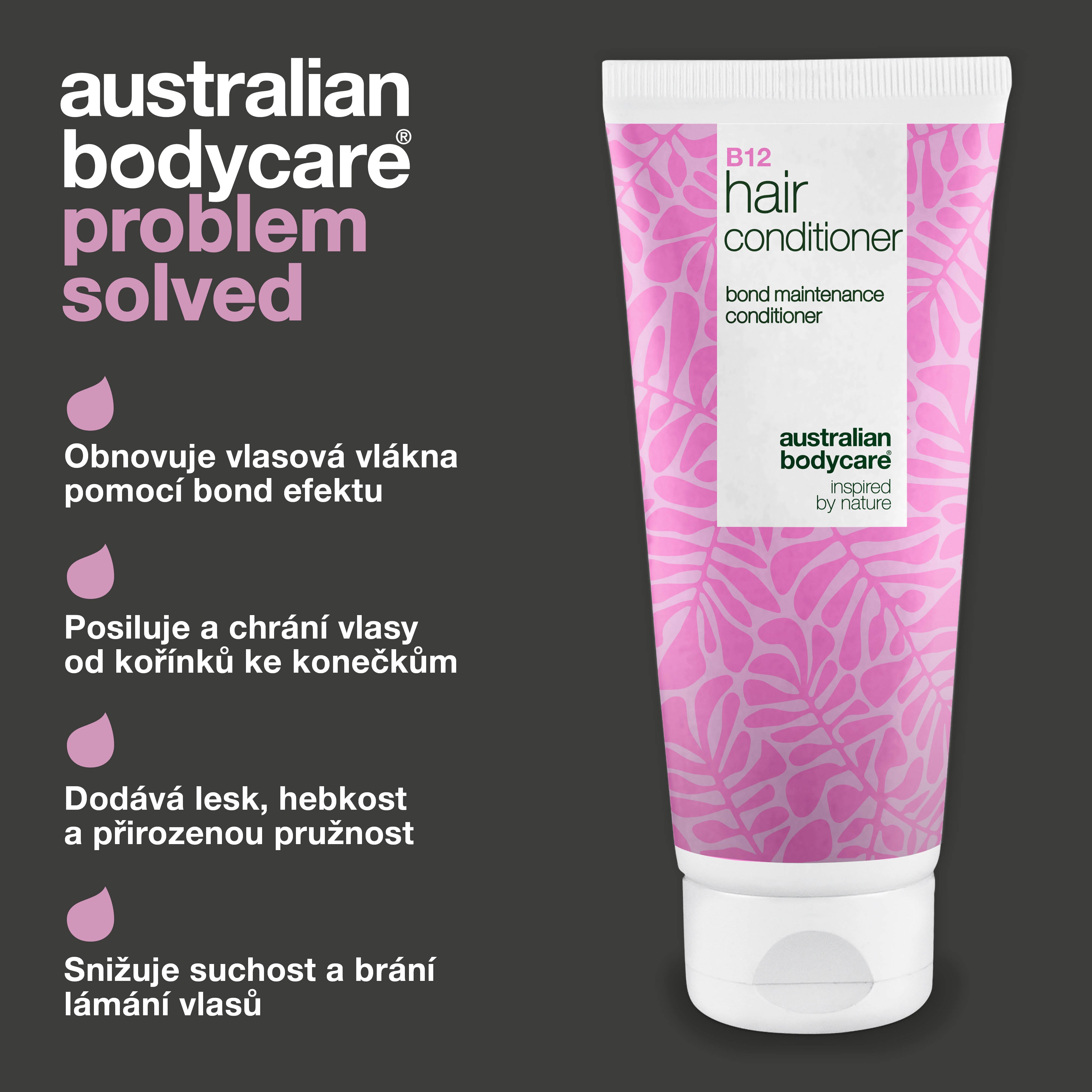Kondicionér Vitamin B12 s bond efektem – posiluje a opravuje suché, poškozené vlasy