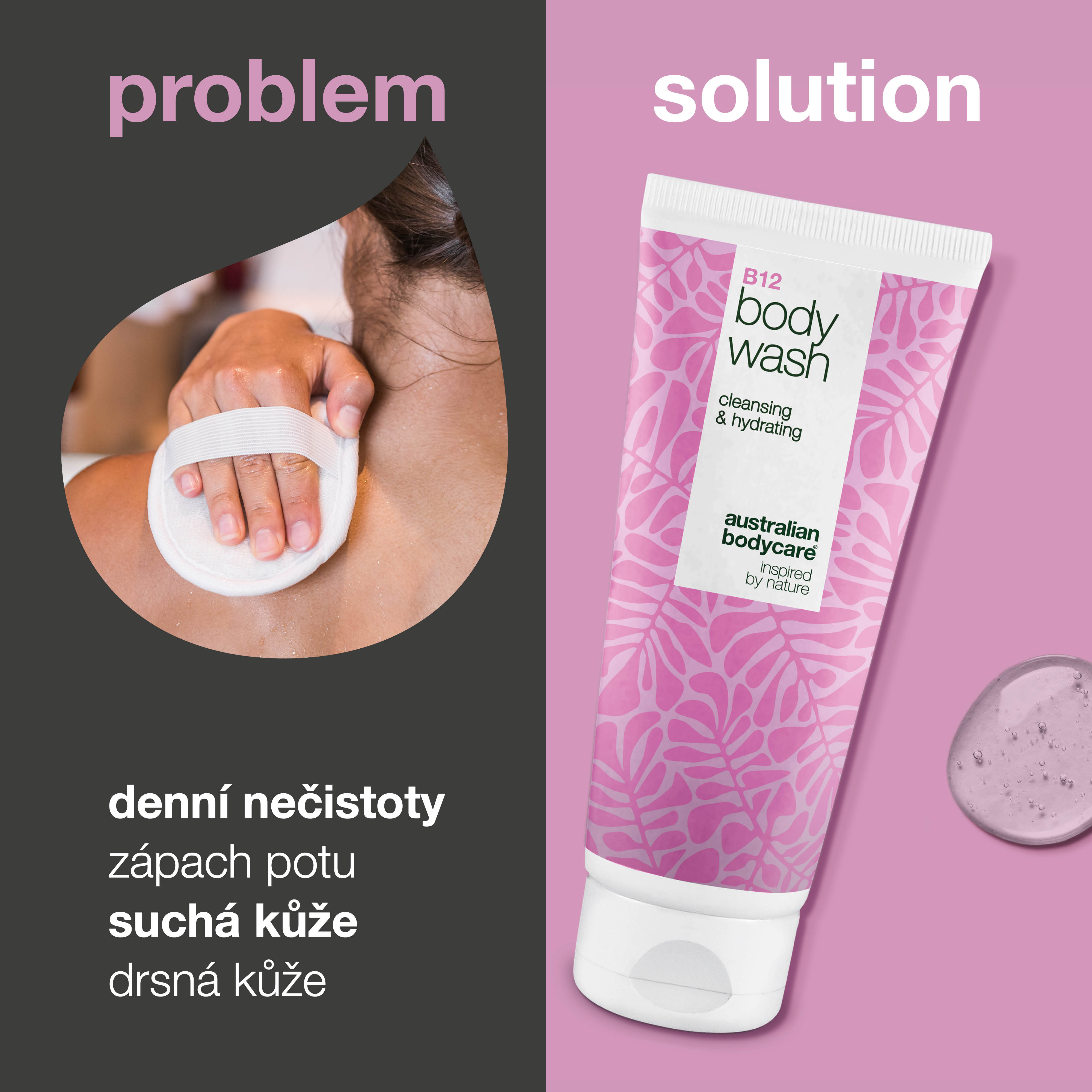 Płyn do kąpieli z B12 – Codzienne nawilżenie i odżywienie – B12 Body Wash – codzienna pielęgnacja, która oczyszcza, łagodzi i głęboko nawilża skórę.