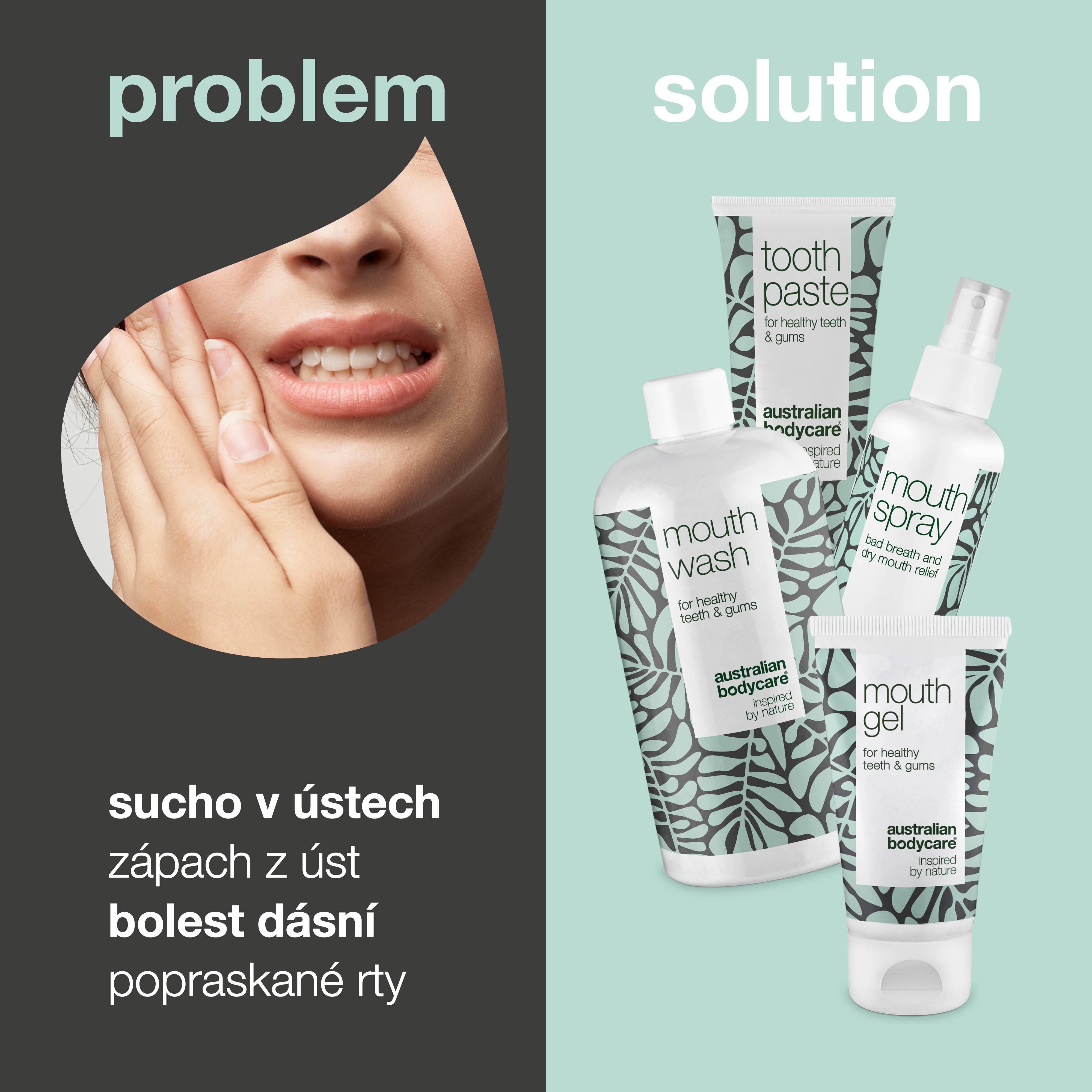 Dry Mouth 4 Pack — 4 nawilżające produkty do pielęgnacji suchości jamy ustnej