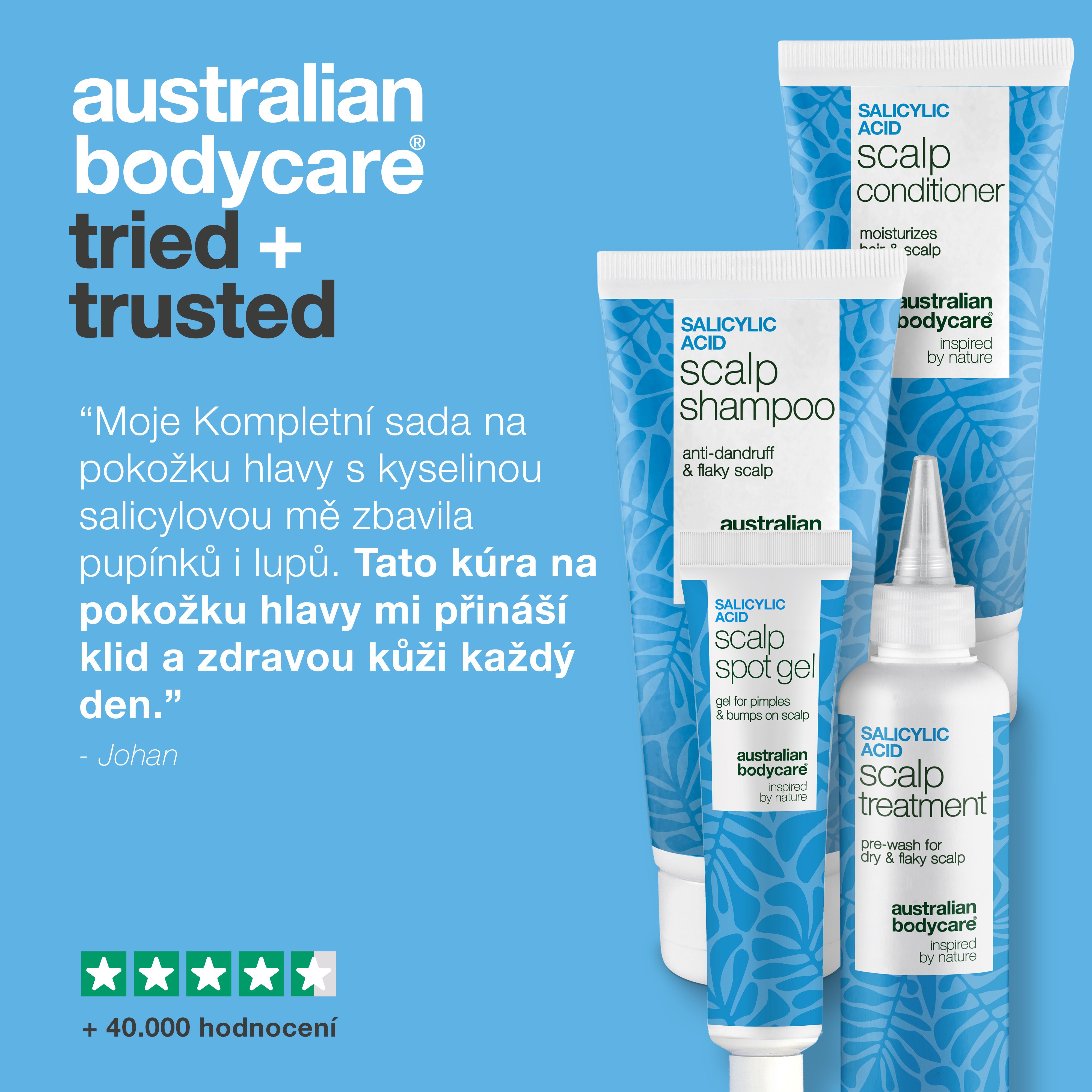 Tried and trusted: zákaznická recenze sady – 4,5 hvězdičky na základě více než 40 000 recenzí