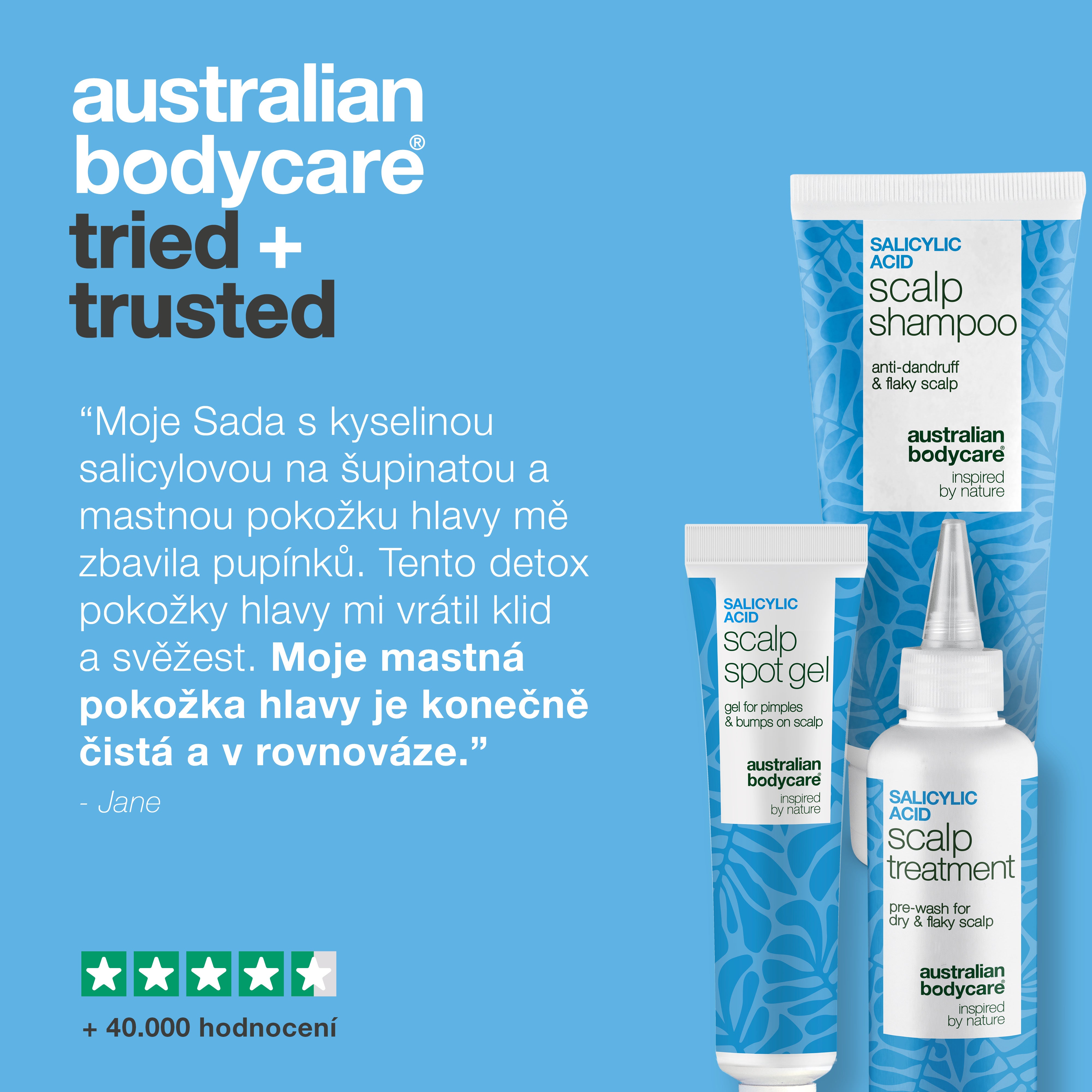 Tried and trusted: zákaznická recenze sady na mastnou pokožku hlavy – 4,5 hvězdičky, více než 40 000 recenzí