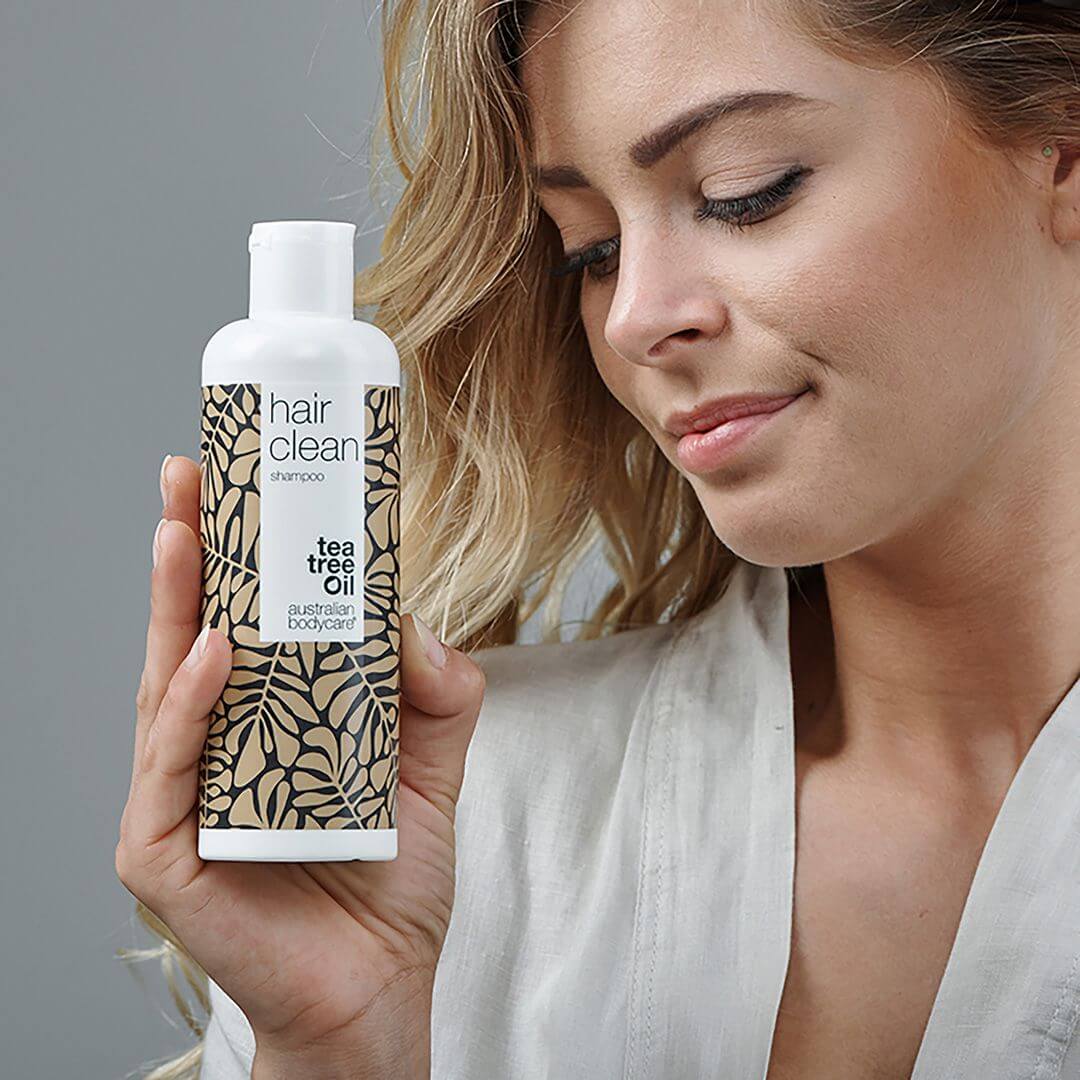 Šampon pro namáhané vlasy od chlóru - Šampon Tea Tree Oil odstraňuje zápach chlóru