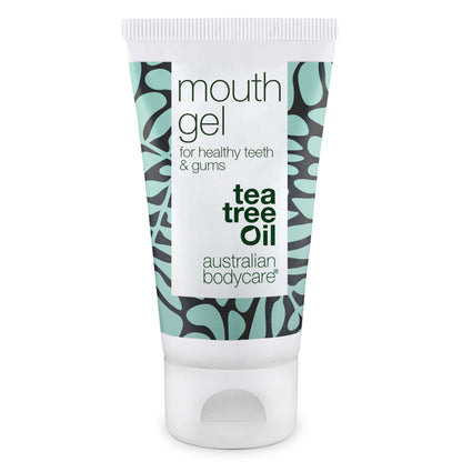 Zubní gel s Tea Tree olejem - Gel pro péči při suchu v ústech a zánětu dásni