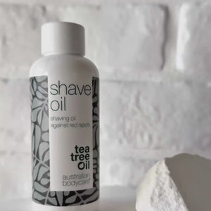 Olej na holení proti červeným pupínkům a zarůstajícím chloupkům – snižuje podráždění a zarudnutí – Australian Bodycare