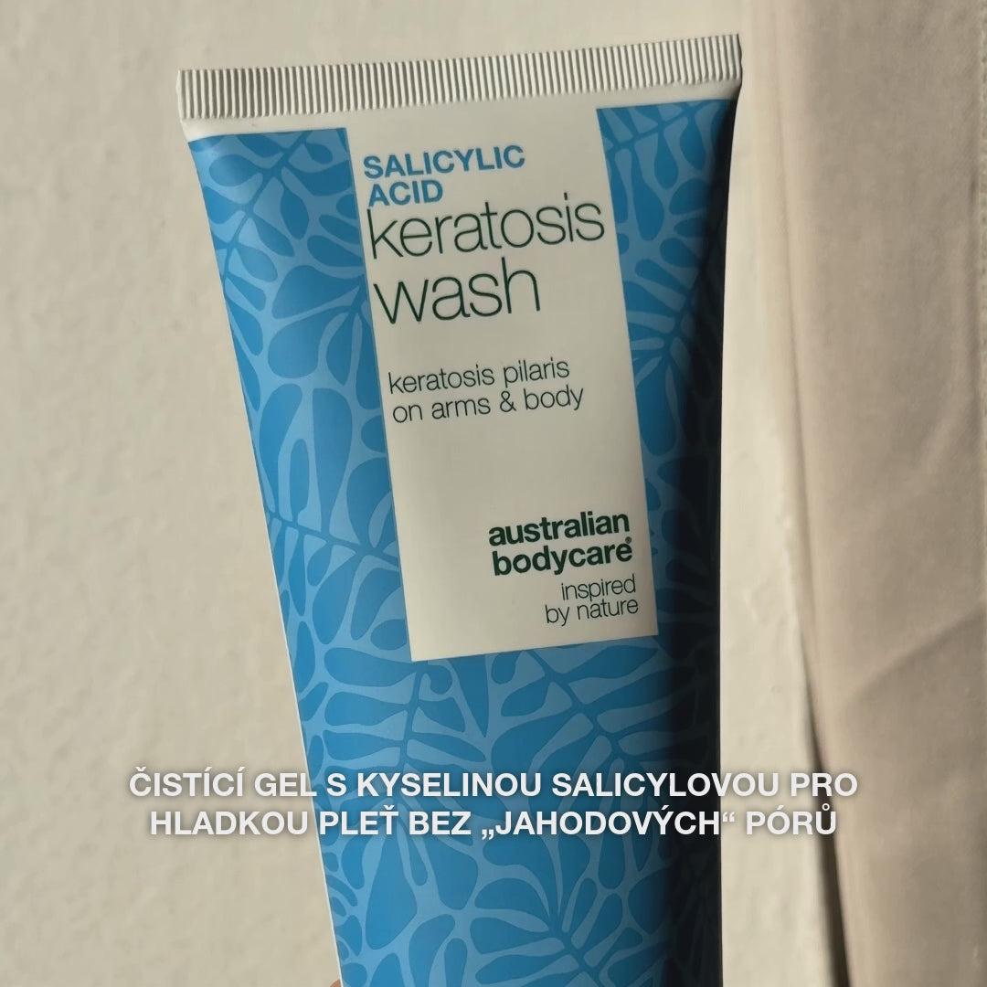 Keratosis Pilaris Sprchový gel – na keratózu pilaris a suchou pleť — Keratosis Pilaris Sprchový gel na keratózu pilaris, suchou a drsnou pokožku. S kyselinou salicylovou, niacinamidem a glycerinem.