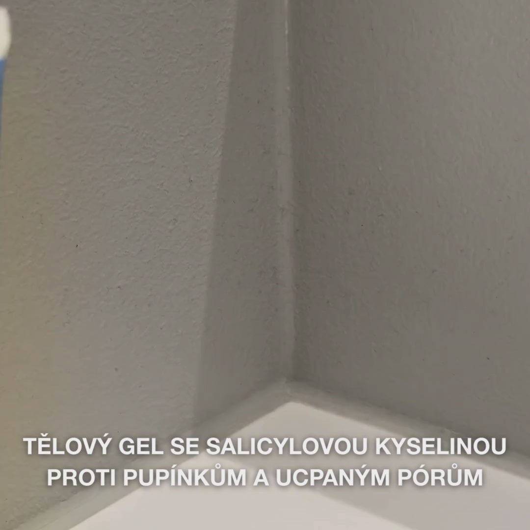 Tělový gel s kyselinou salicylovou pro čistší pokožku zad a hýždí. Jemně čistí póry, obsahuje kyselinu salicylovou, niacinamid a zinek PCA.