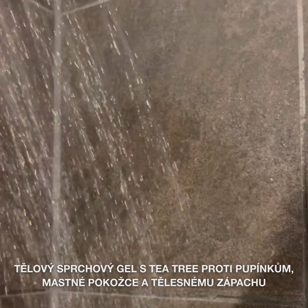 Tea Tree sprchový gel proti pupínkům, zápachu a svědění – s Tea Tree Olejem a Zinc PCA