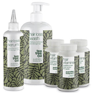 XL balíček proti vypadávání vlasů - 5 produktů proti vypadávání vlasů s biotinem pro řídnoucí vlasy
