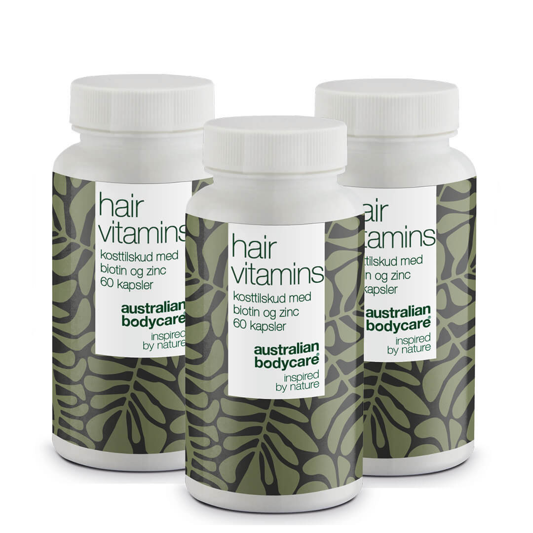 Vitamíny na vlasy s biotinem - Udržují zdravé vlasy a mohou být použity při vypadávání vlasů