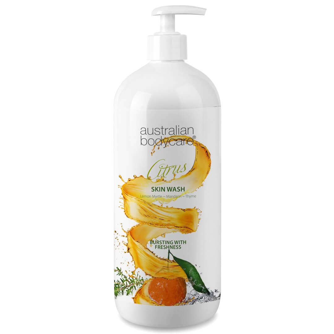 Citrusový přípravek na mytí pokožky - Profesionální tělové mýdlo s olejem Tea Tree a citrusy pro každodenní použití