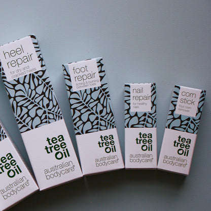 Gel na nohy s Tea Tree olejem - Zklidňující gel pro odstranění zarudnutí a svědění mezi prsty na nohou