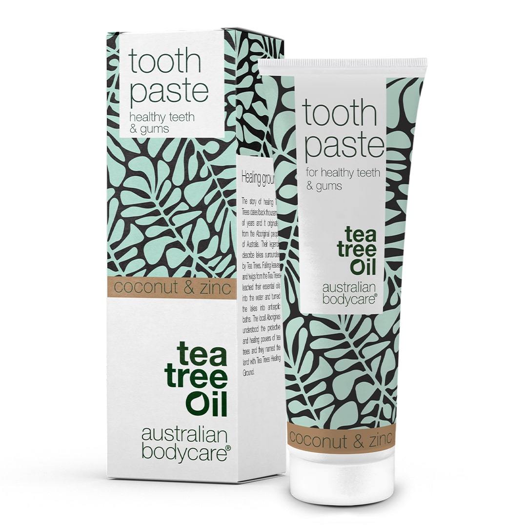Zubní pasta s Tea Tree olejem - Pro správnou ústní hygienu a péči při aftech a problémech v ústní dutině