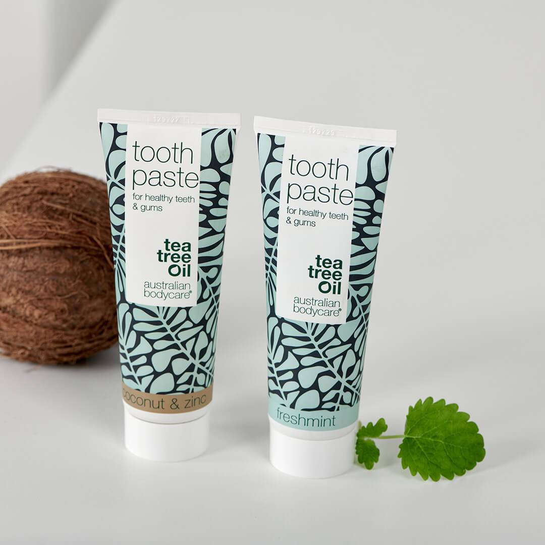 Zubní pasta s Tea Tree olejem — Pro správnou ústní hygienu a péči při aftech a problémech v ústní dutině