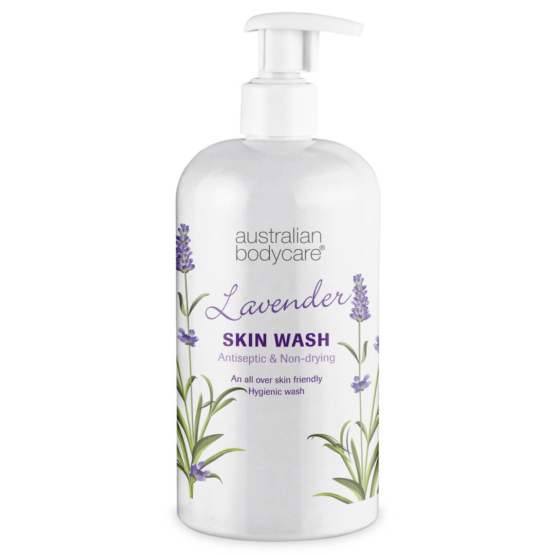 Levandulové mytí pokožky - Sprchový gel s olejem Tea Tree a levandulí pro každodenní mytí těla