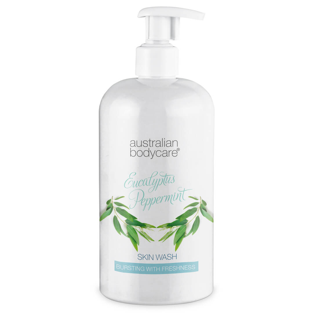 Eukalyptový mycí prostředek na pokožku těla - Profesionální sprchový mycí prostředek s přírodním olejem Tea Tree a eukalyptem
