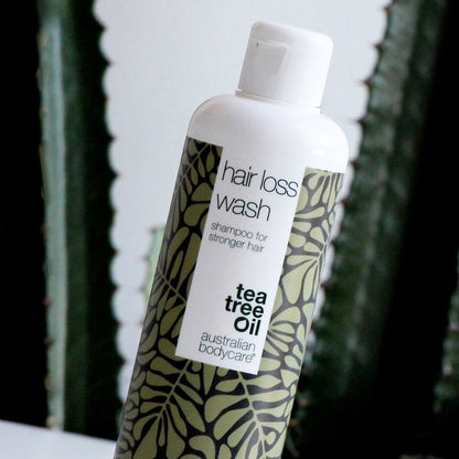 Šampon proti vypadávání vlasů s biotinem a Capilia Longa -  Tea Tree šampon proti vypadávání a řídnutí vlasů